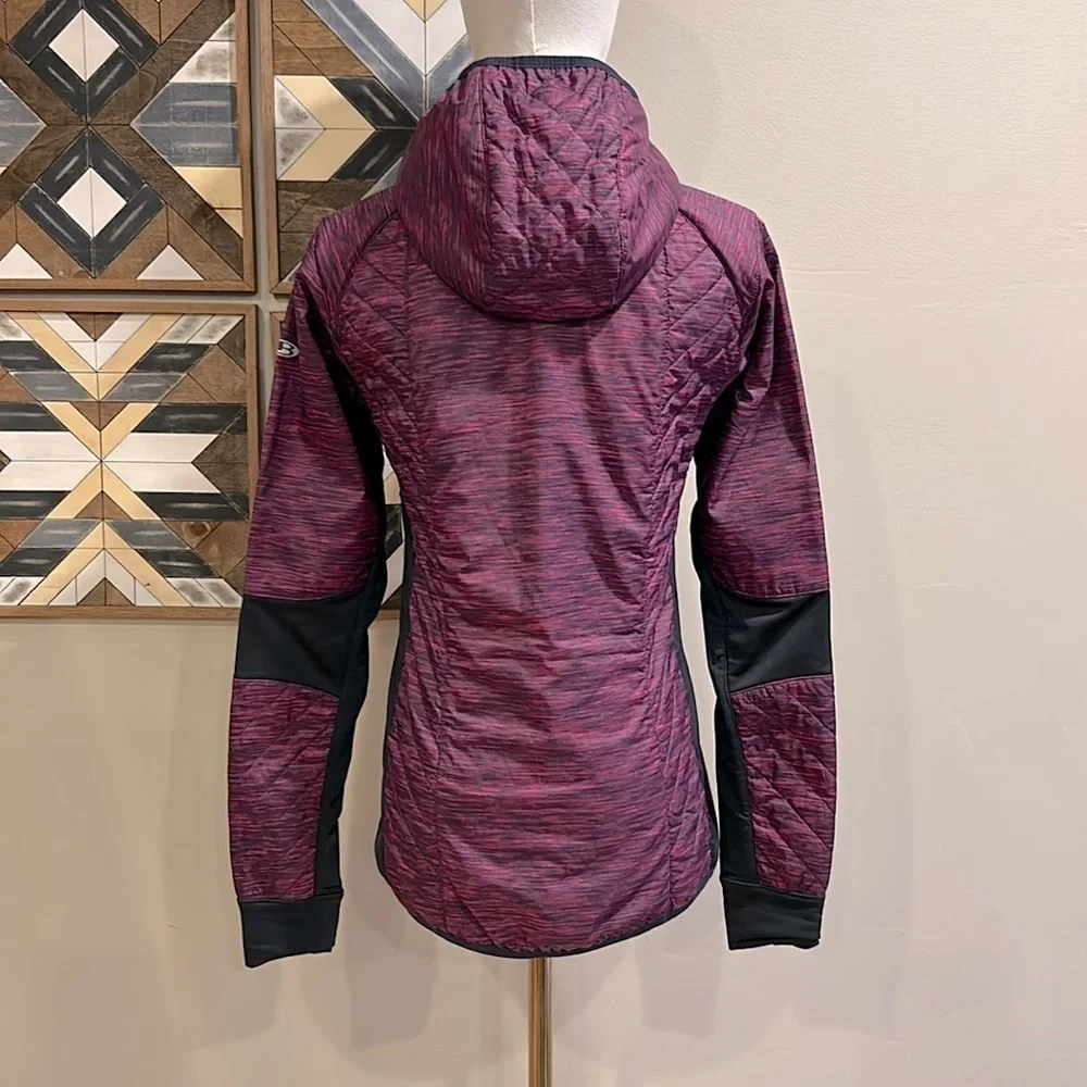 Icebreaker Women's MerinoLOFT™ Helix Long Sleeve Zip Hood Fraser Peaks Jacket S - Picture 5 of 9